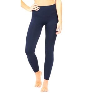 Spanx Look At Me Now Seamless Leggings- Navy